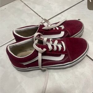 Vans Kids Shoes - Red and White